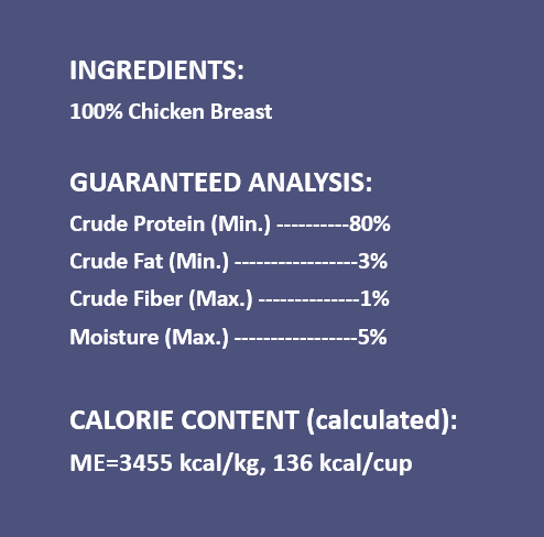 Chicken Dog and Cat Treats - 3oz