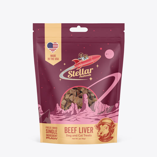 Beef Liver Dog and Cat Treats - 3oz