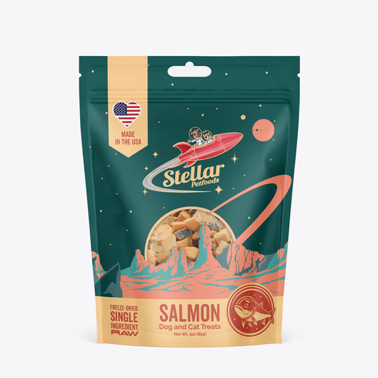 Salmon Dog and Cat Treats - 3oz